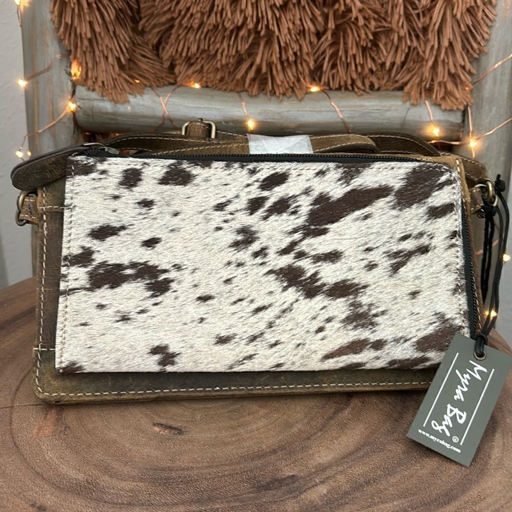 Myra Brazos Bluff Leather & Hairon Wallet
